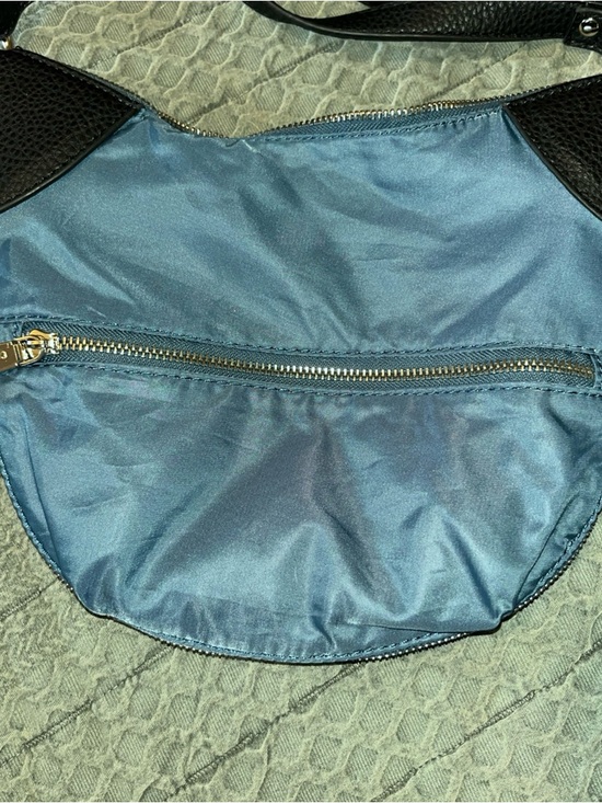 Light Blue and Black Women's Crossbody Bag - Casual Everyday Carry - Picture 2 of 5